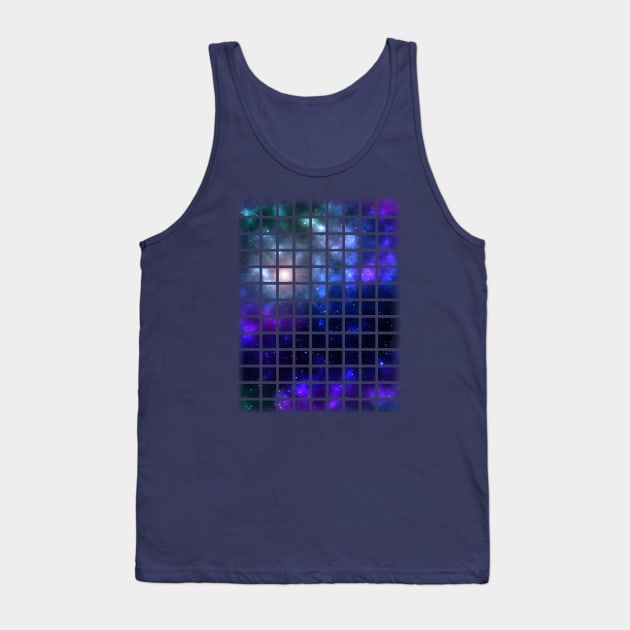 Galaxy Grid Tank Top by zoddie